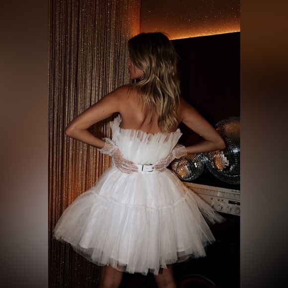 12th tribe Madonna white tulle dress size medium - Picture 4 of 7